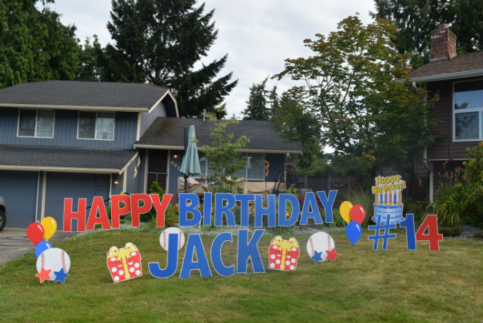 Celebrating Babies and Birthdays with Yard Sign Rental Displays