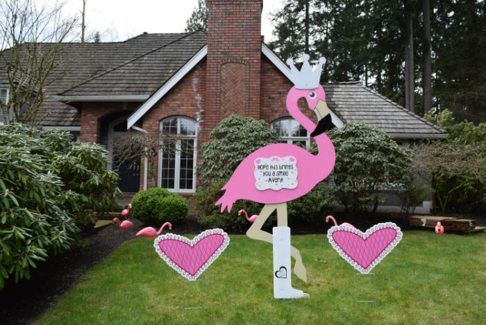 How about Birthday Yard Signs or a Flamingo Flocking for your next Big Celebration?