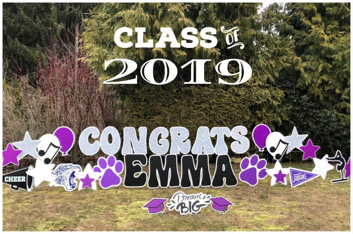 Celebrate BIG with Graduation Yard Signs! North Creek High School June 17th Innaugural Graduation – Congrats to the Class of 2019!