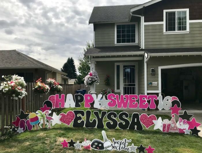 Celebrate Sweet 16 with Birthday Yard Signs by Yard Announcements – Smiles and Memories Guaranteed!