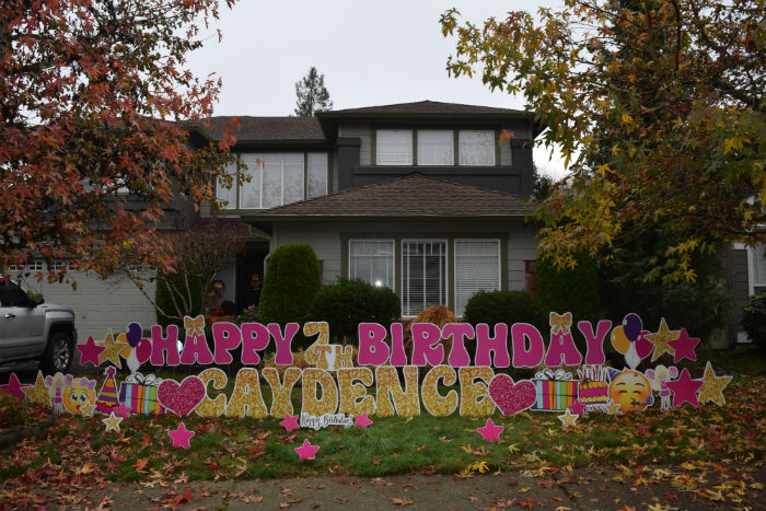 Add a Little Sparkle to their BIG Day with Birthday Yard Signs by Yard Announcements