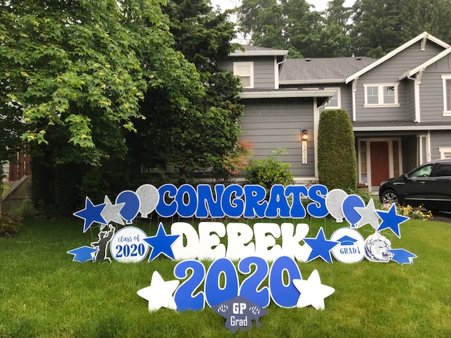 Proud of your 2021 Grad? Show them how much with a Graduation Yard Sign by Yard Announcements!