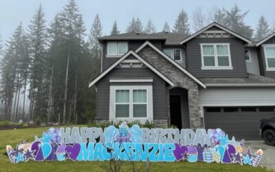Hey Mercer Island! Thanks for Celebrating with Birthday Yard Signs by Yard Announcements!