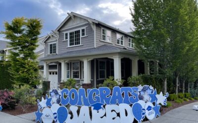 Graduation Party Decorations are Over the Top with our FUN Graduation Yard Signs in School Colors!