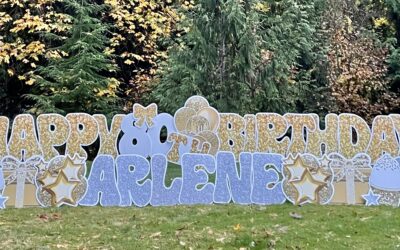Fun Birthday Yard Signs for Milestone Birthdays by Yard Announcements